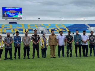 Presiden Prabowo Resmikan Stadion Surajaya Lamongan Secara Virtual