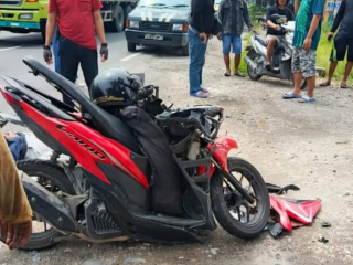 Lakalantas : Pengendara Motor Tewas Tabrak Truk di Lamongan