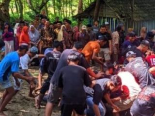 Meriah! Tradisi Nyadran di Lamongan Diwarnai dengan Udik-Udikan