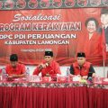 Tiga Pilar PDI Perjuangan Lamongan Bersatu Sosialisasikan Program Pro Rakyat
