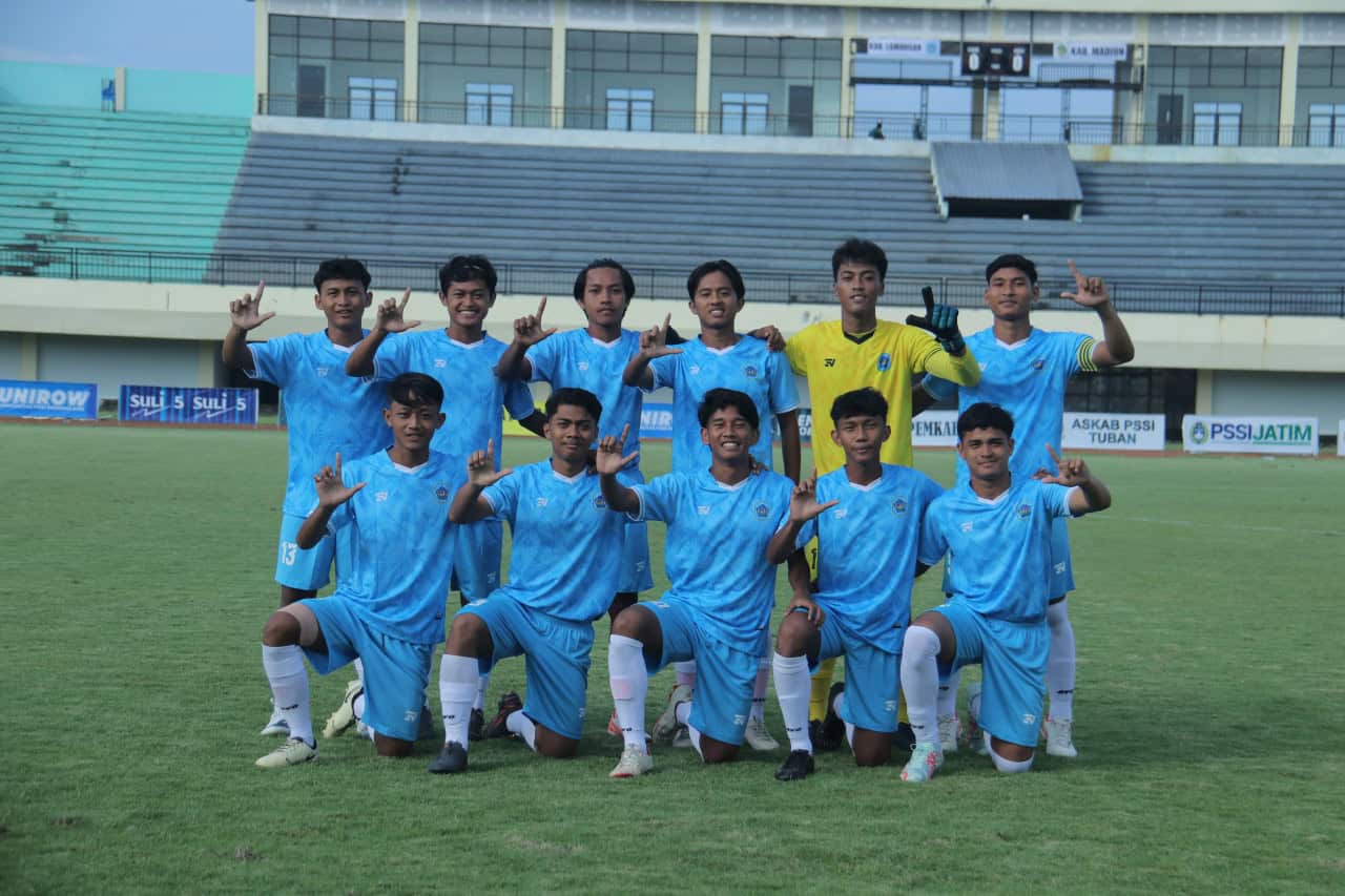 Tim Sepak Bola Putra Lamongan Berhasil Lolos Porprov Jatim 2025
