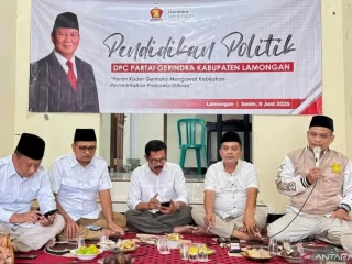 DPC Gerindra Lamongan: Kader Siap Jalankan Program Prioritas Nasional
