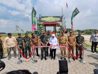 Kodim 0812 Lamongan Pekuat Ketahanan Pangan Lewat Kampung dan Bukit Tidar