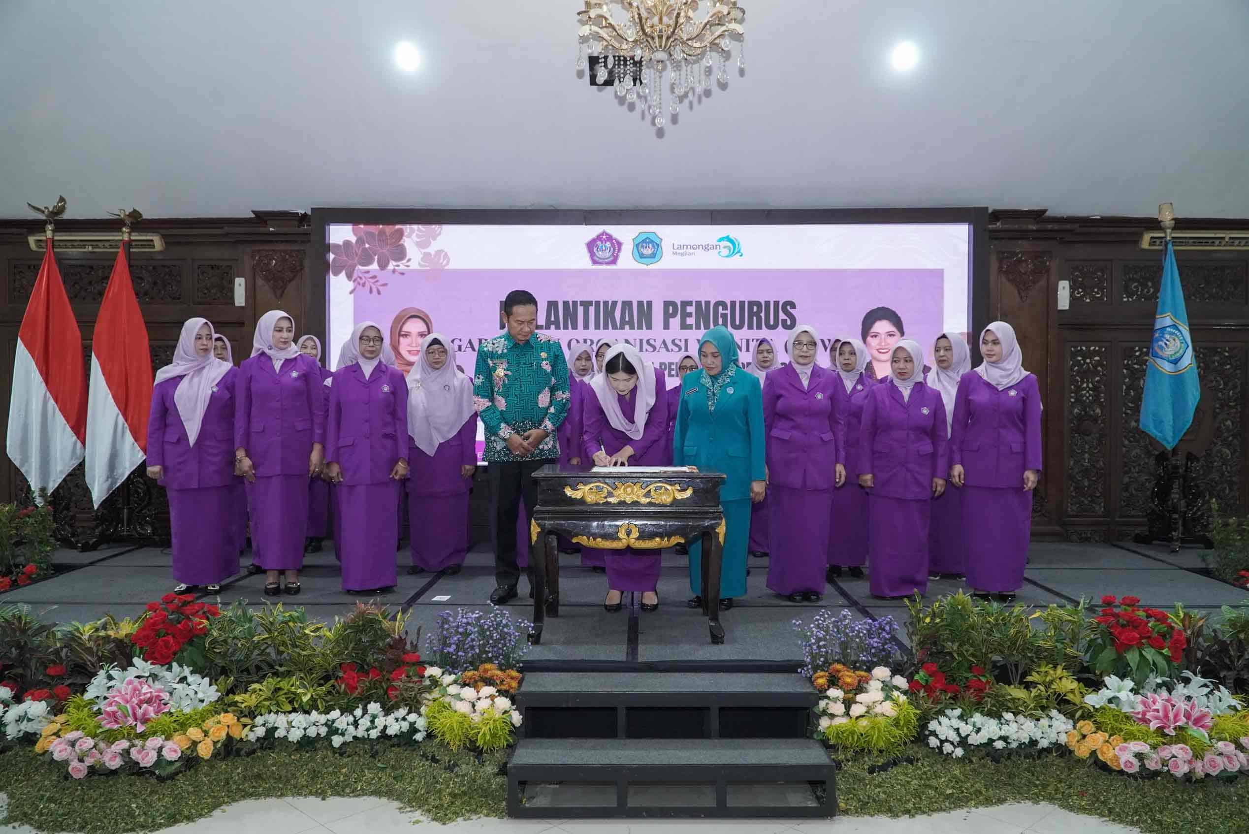 Bupati Lamongan Lantik 28 Pengurus GOW Periode 2025–2030