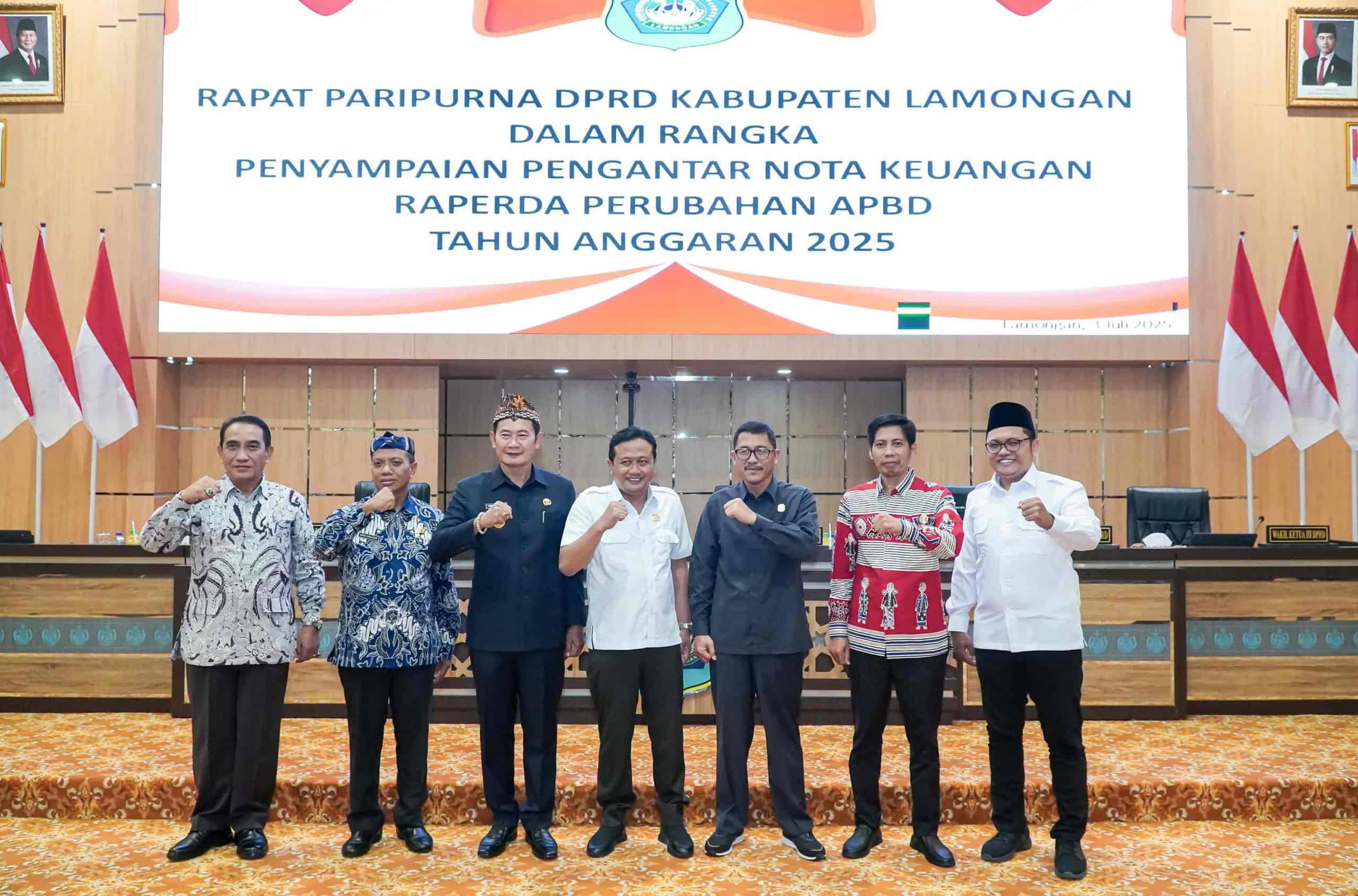 Bupati Lamongan Paparkan Perubahan APBD 2025, Soroti Empat Sektor Prioritas