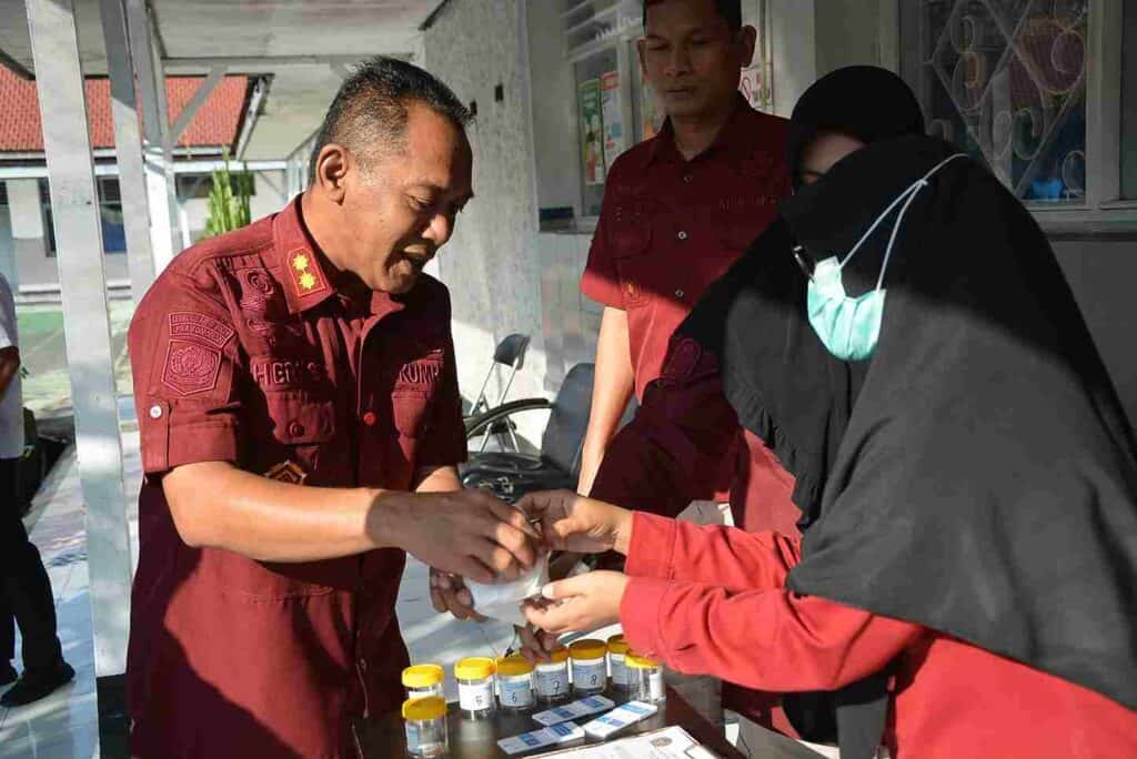 Lapas Lamongan Gelar Tes Urine Mendadak untuk Jaga Integritas