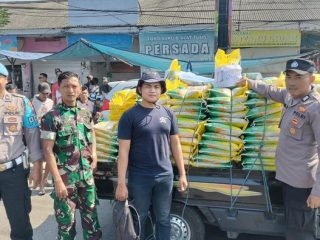 Bazar Pangan Murah Polres Lamongan Diserbu, 27 Ton Beras Ludes Terjual