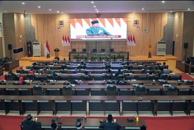 Separuh Anggota DPRD Lamongan Absen Ikuti Pidato Kenegaraan Presiden Prabowo