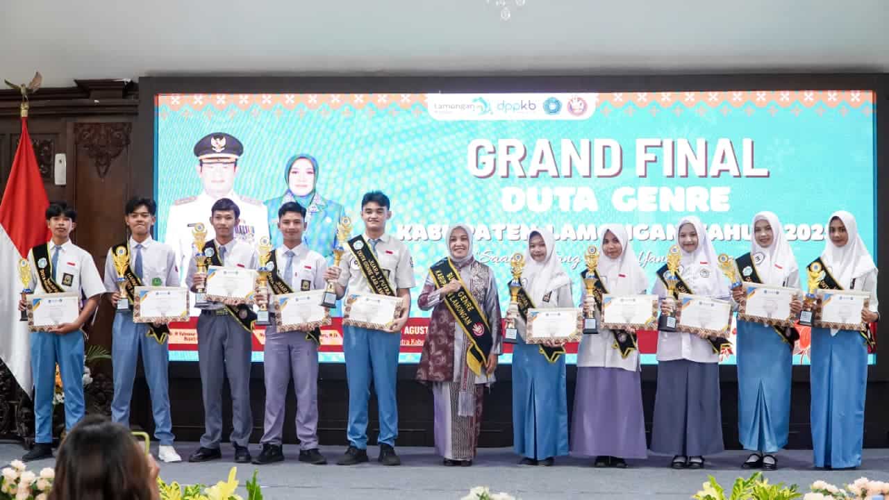 Grand Final Duta Genre Lamongan 2025: Sepuluh Finalis, Dua Nama Jadi Juara
