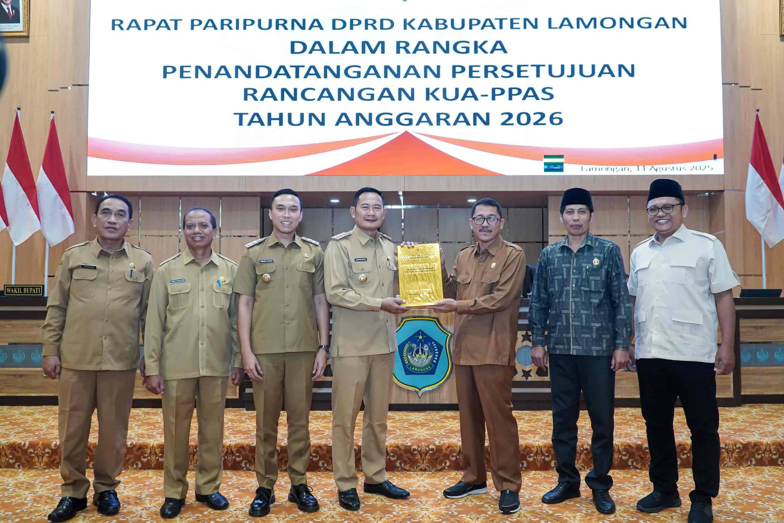 Rancangan KUA PPAS Lamongan 2026 Resmi Disepakati