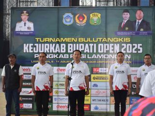 724 Atlet Ramaikan Turnamen Kejurkab dan Bupati Open Lamongan 2025