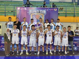 Wabup Dirham Resmi Tutup Bupati Cup Basketball Competition 2025