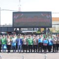 Polres Lamongan dan Serikat Pekerja Gelar Apel Akbar Kebangsaan