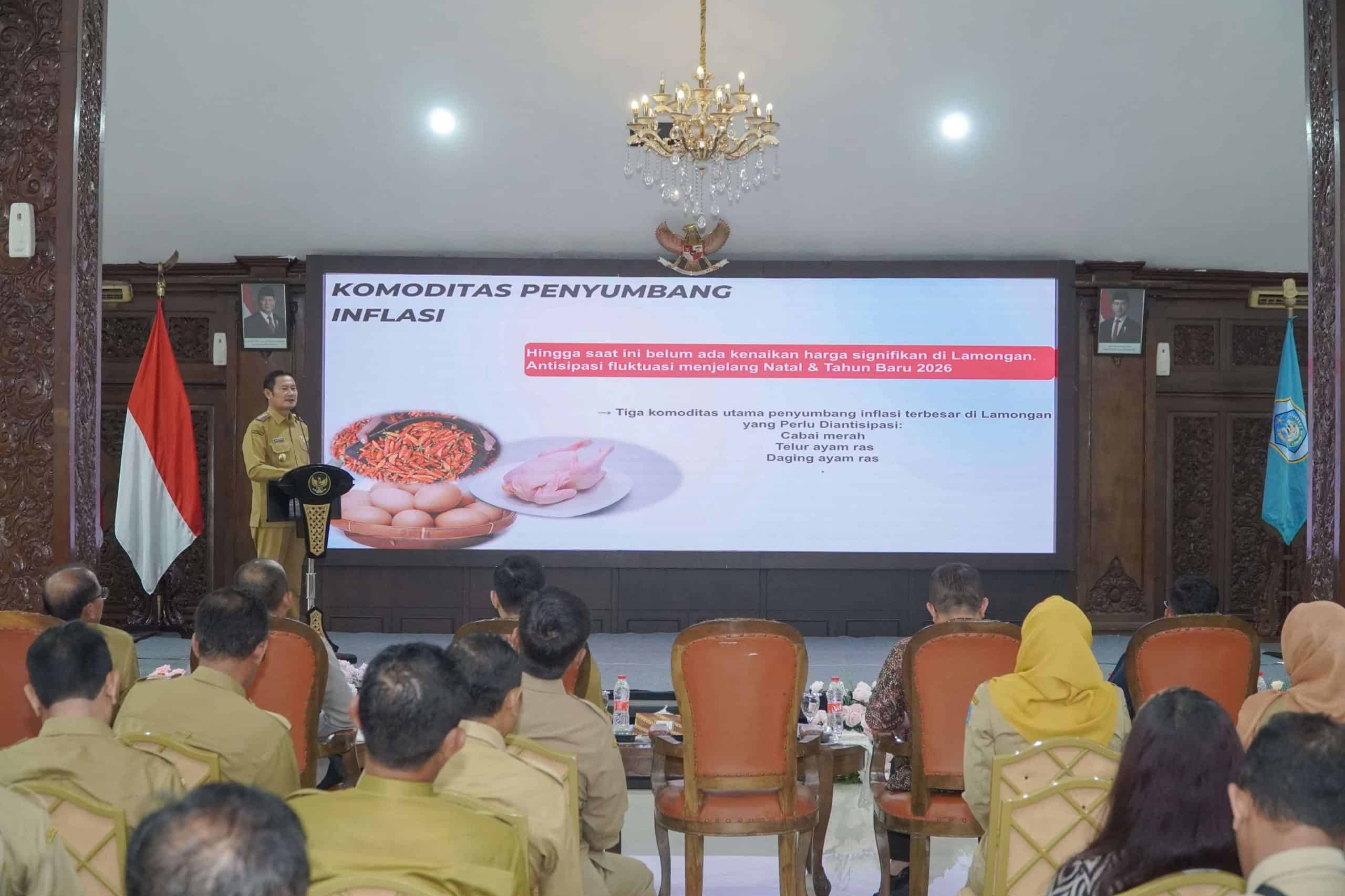 Jelang Nataru, Pemkab Lamongan Gelar High Level Meeting untuk Kendalikan Inflasi