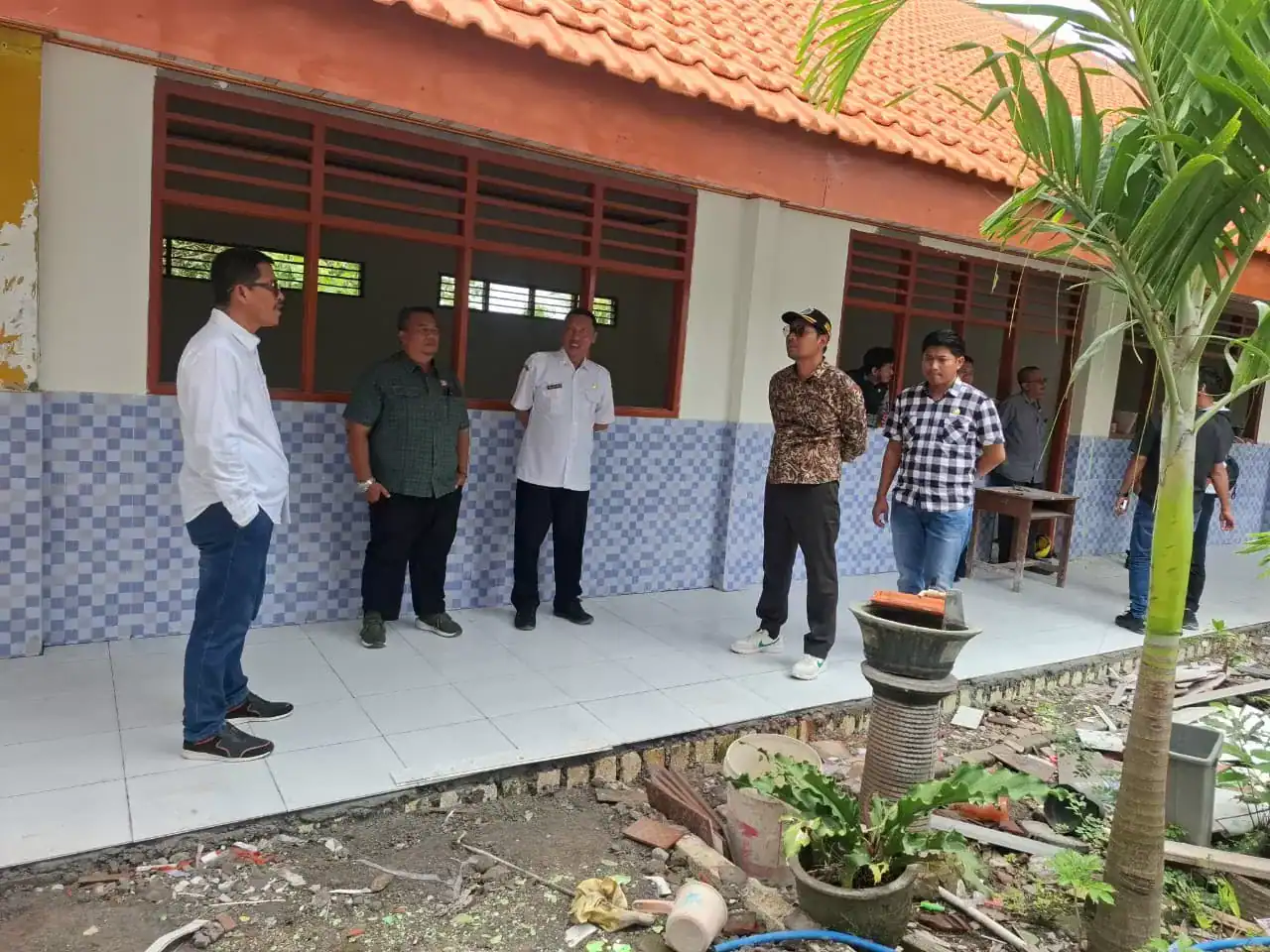 Komisi C DPRD Lamongan Sidak Tiga SD Penerima DAK di Kecamatan Tikung