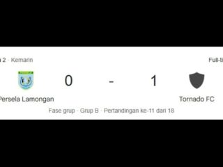 Tumbang dari Kendal Tornado FC, Persela Catat Kekalahan Ketiga di Kandang